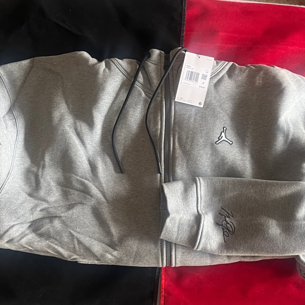 Nike Men's Gray Hoodie 3XL - Picture 3 of 6